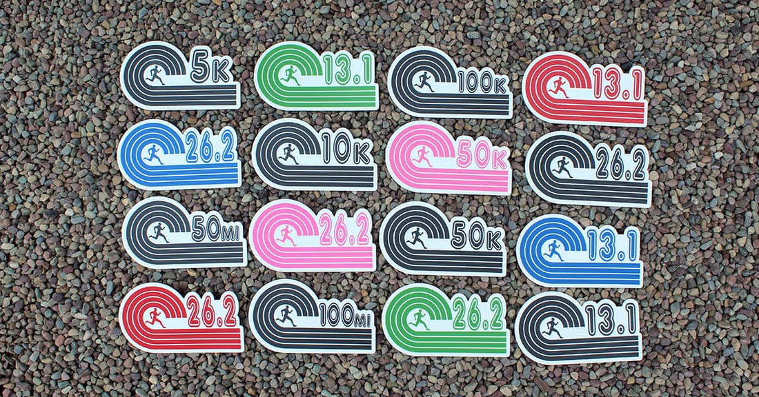 Running Distance Stickers