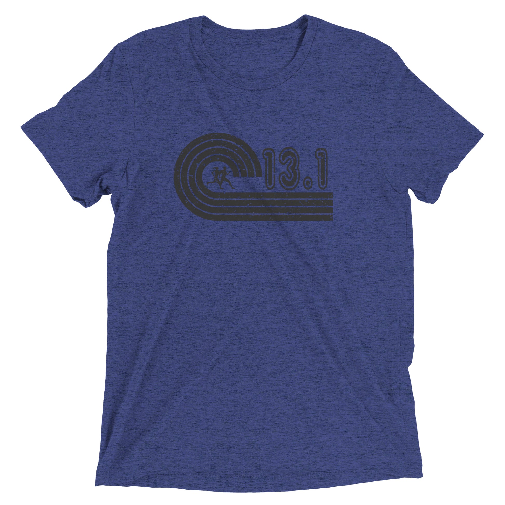 retro 13.1 half marathon t-shirt - navy
