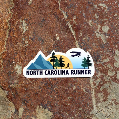 North Carolina Running Sticker