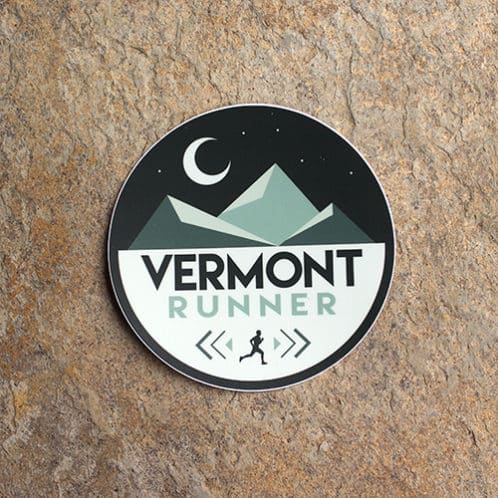 Vermont Running Sticker