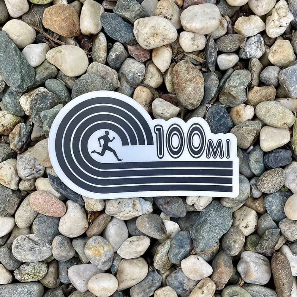 100 Mile Ultramarathon Sticker