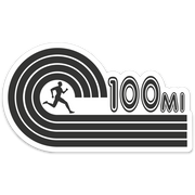 100 Mile Ultramarathon Sticker