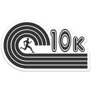 10K Running Sticker