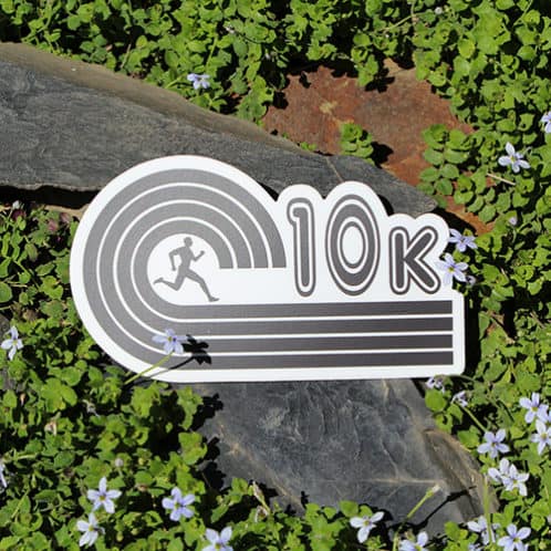 10K Running Sticker