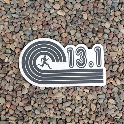 13.1 Half Marathon Stickers