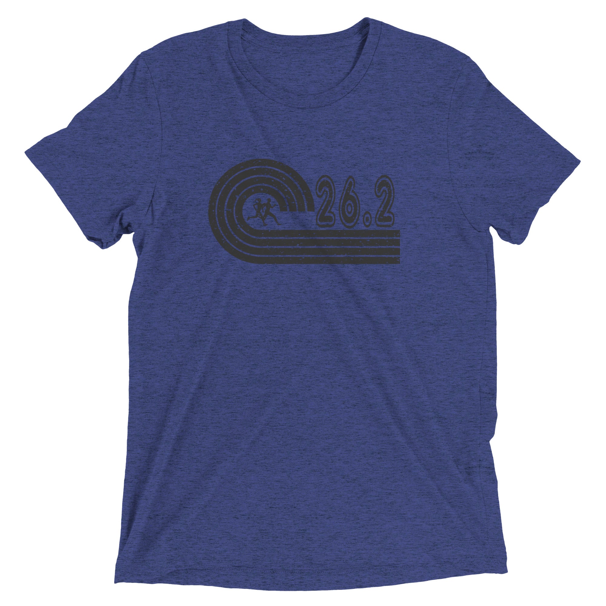 retro 26.2 marathon t-shirt - navy