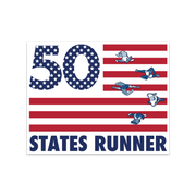50 States Running Sticker Collection