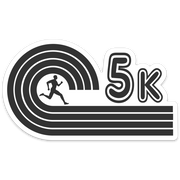 5K Running Sticker