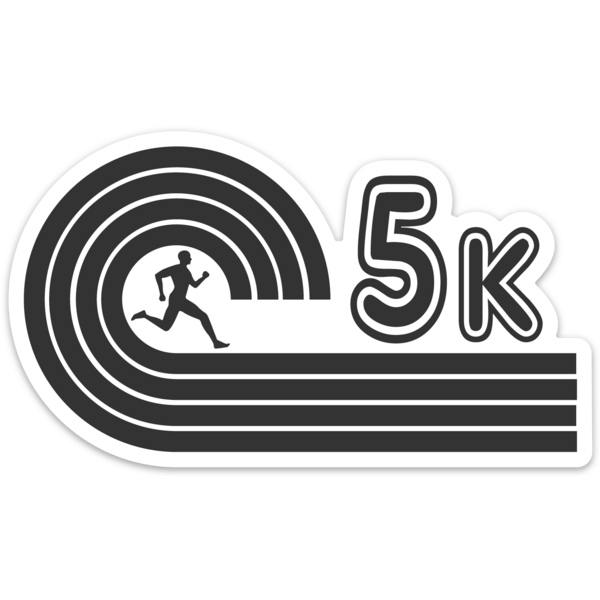 5K Running Sticker