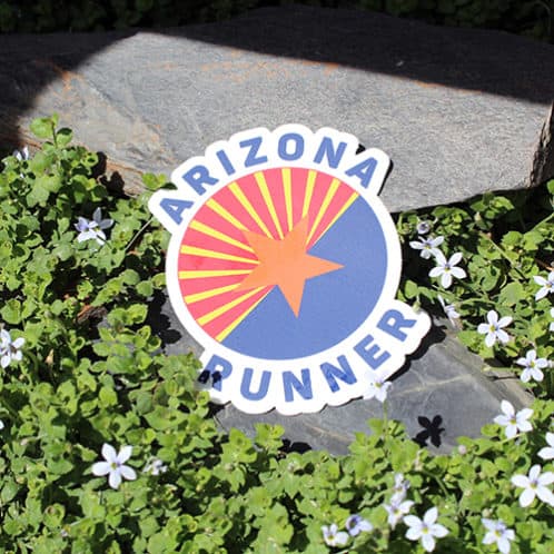 Arizona Running Sticker