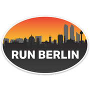 Run Berlin Oval Sticker
