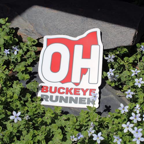 Buckeye Running Sticker