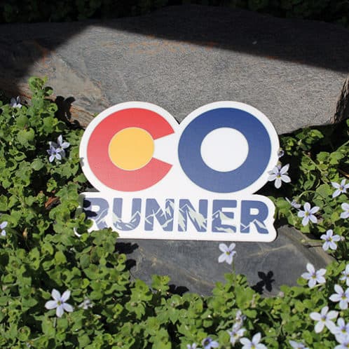 Colorado Running Sticker