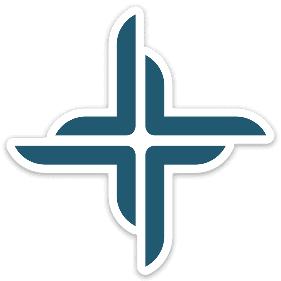 Crossroads ChurchI con Die-Cut Stickers