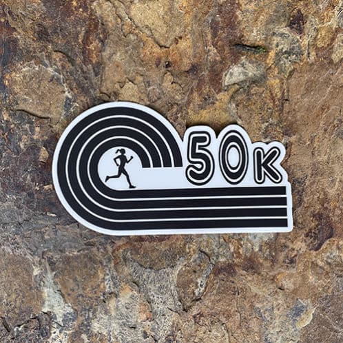 Female 50K Ultramarathon Sticker