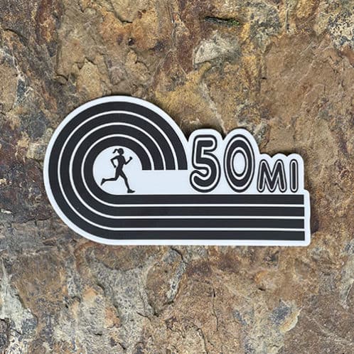 Female 50 Mile Ultramarathon Sticker