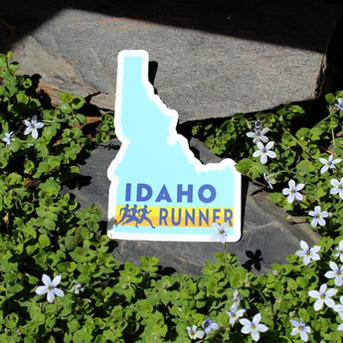 Idaho Running Sticker