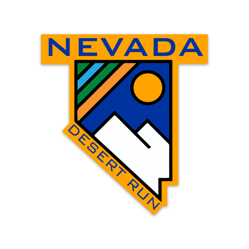 Nevada Running Sticker