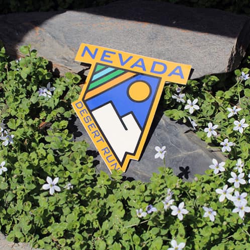 Nevada Running Sticker
