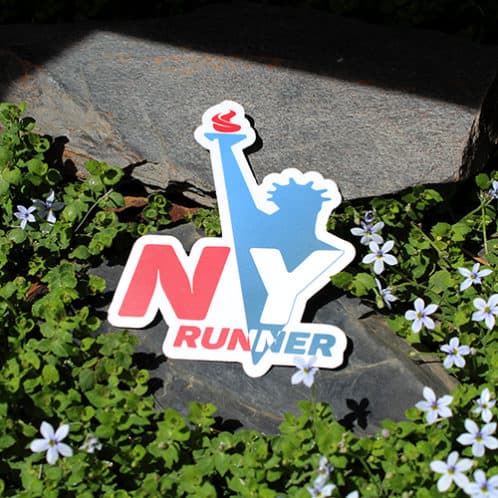 New York Running Sticker