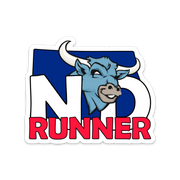 North Dakota Running Sticker