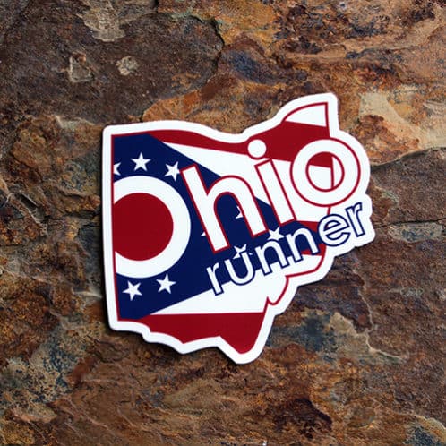 Ohio Running Sticker