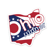 Ohio Running Sticker