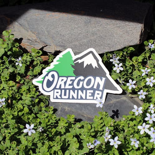 Oregon Running Sticker