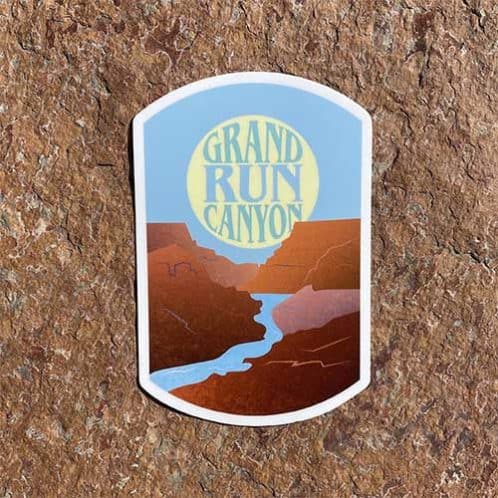 Run Grand Canyon Sticker