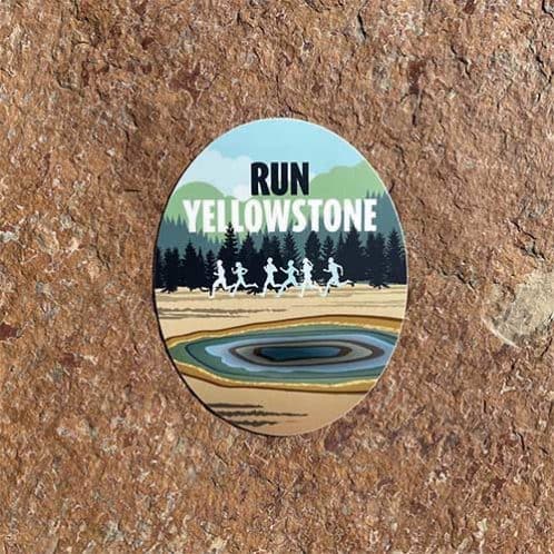 Run Yellowstone Sticker