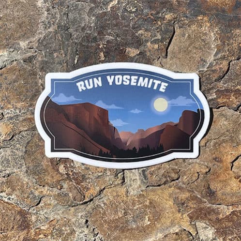 Run Yosemite Sticker