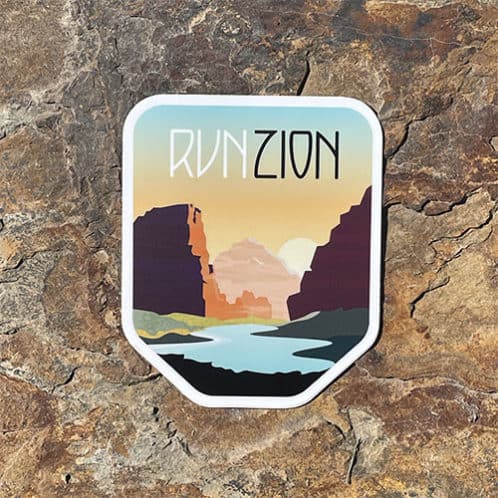 Run Zion Sticker