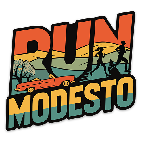 Run Modesto Sticker