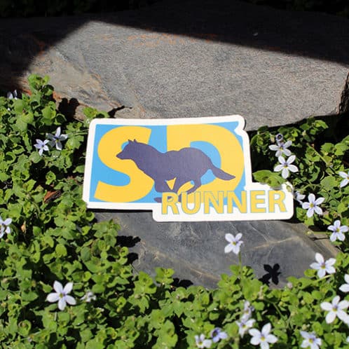 South Dakota Running Sticker