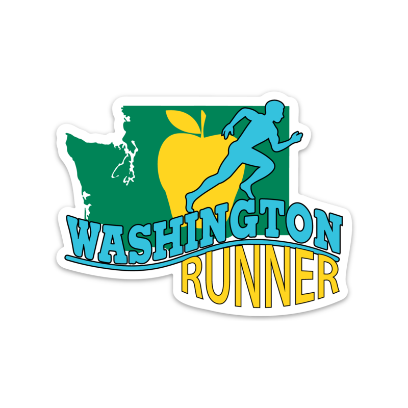 Washington Running Sticker