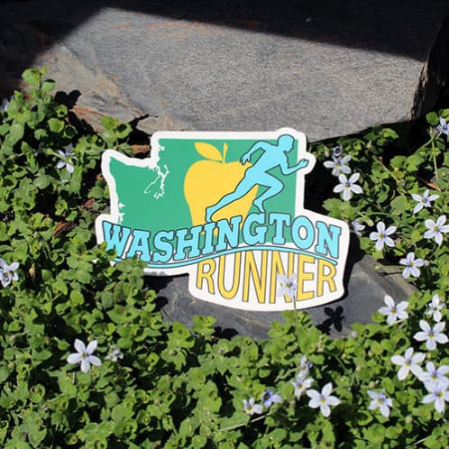 Washington Running Sticker
