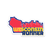 Wisconsin Running Sticker