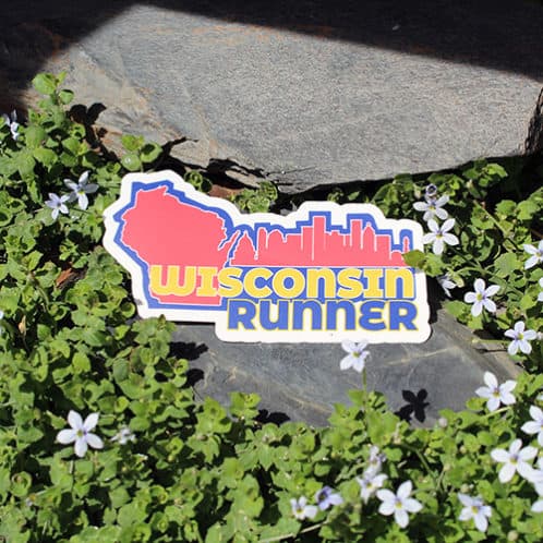 Wisconsin Running Sticker