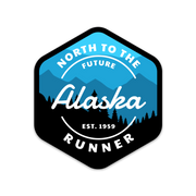 Alaska Running Sticker