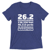 26.2 marathon measures t-shirt - navy