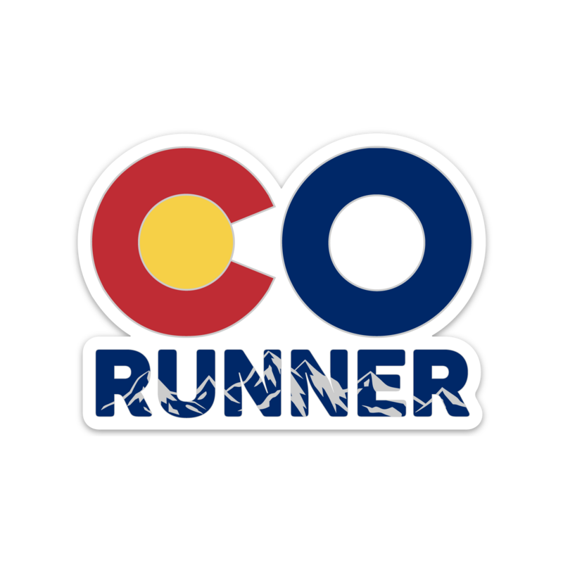 Colorado Running Sticker