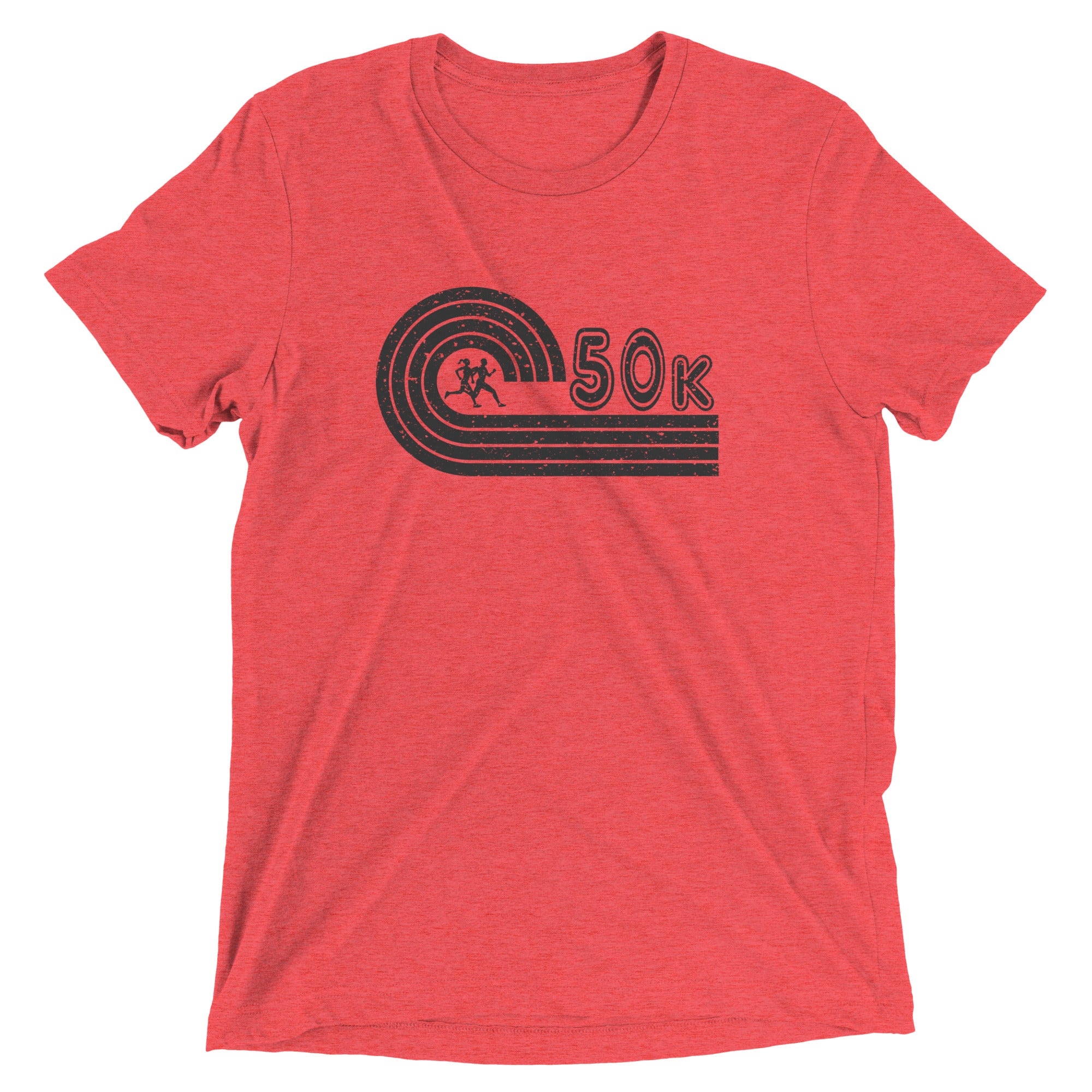 retro 50k ultramarathon t-shirt - red