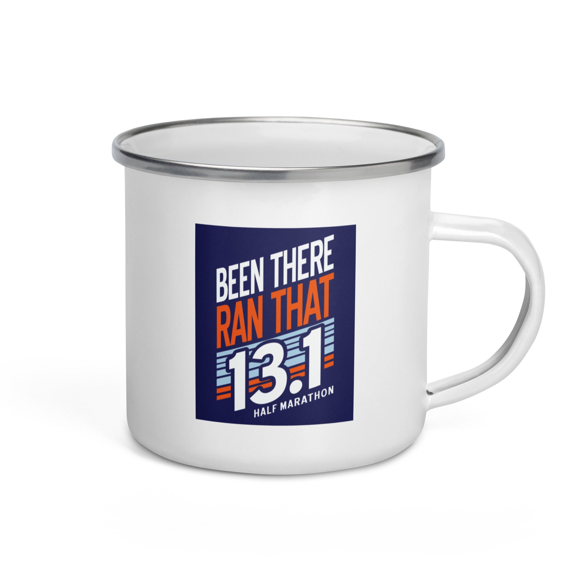 Been There Ran That 13.1 Enamel Mug