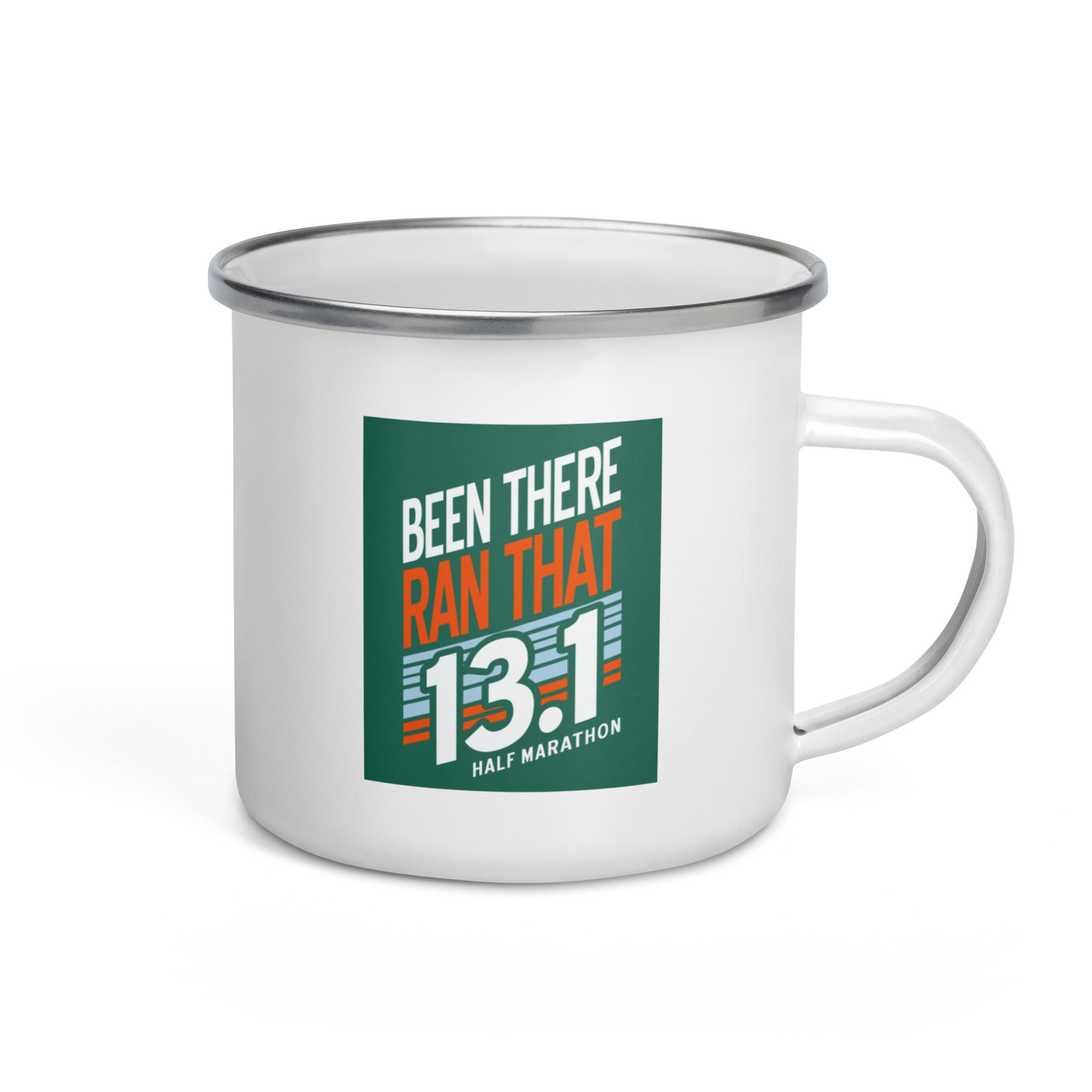 Been There Ran That 13.1 Enamel Mug