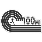 Female 100 Mile Ultramarathon Sticker