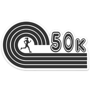 Female 50K Ultramarathon Sticker