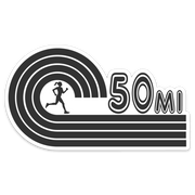 Female 50 Mile Ultramarathon Sticker
