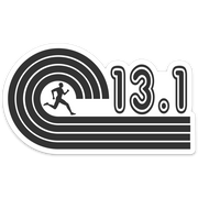 13.1 Half Marathon Stickers