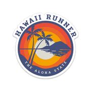 Hawaii Running Sticker