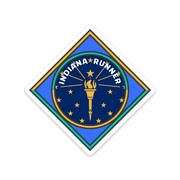 Indiana Running Sticker